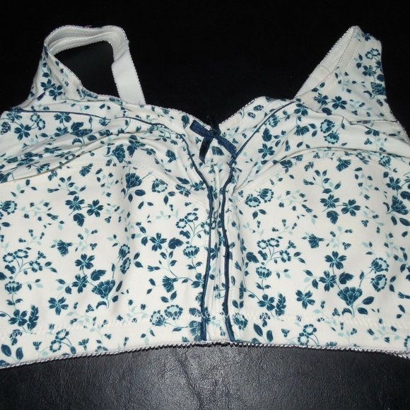 New Womens Wire Free Soft Cotton Floral Size 36G - Picture 2 of 8